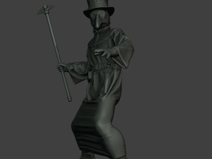 hans plague doctor pds006 3Dプリントモデル