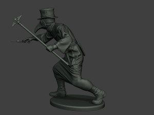 hans plague doctor pds007 3D Принт Модель