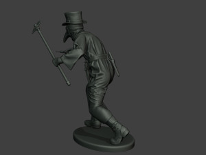 hans plague doctor pds007 3D Принт Модель