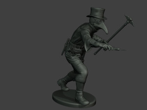 hans plague doctor pds007 3D Принт Модель