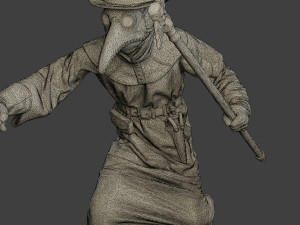 hans plague doctor pds007 3D Принт Модель