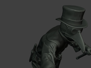 hans plague doctor pds007 3D Принт Модель