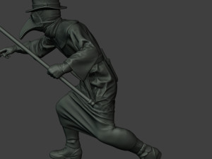 hans plague doctor pds007 3D Принт Модель