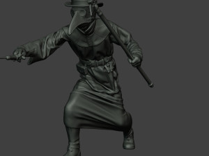 hans plague doctor pds007 3D Принт Модель
