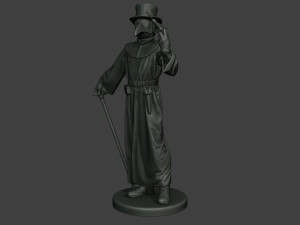 hans plague doctor pds008 3D Print Model