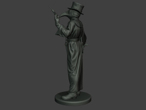 hans plague doctor pds008 3D Print Model