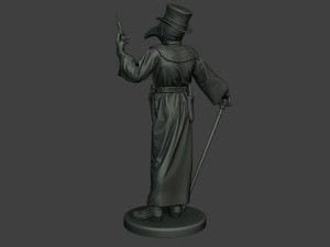 hans plague doctor pds008 3D Print Model