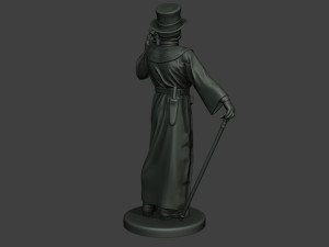 hans plague doctor pds008 3D Print Model