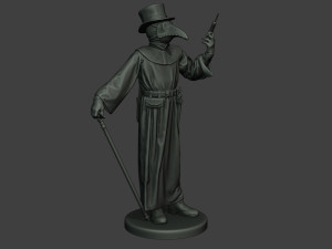 hans plague doctor pds008 3D Print Model