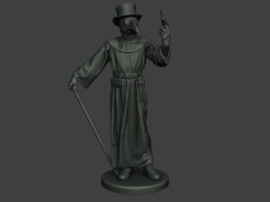 hans plague doctor pds008 3D Print Model