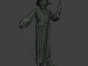 hans plague doctor pds008 3D Print Model