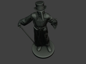hans plague doctor pds008 3D Print Model