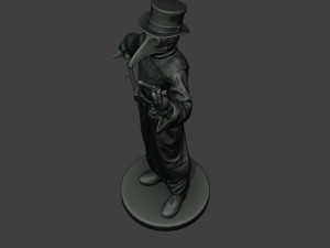 hans plague doctor pds008 3D Print Model