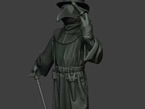 hans plague doctor pds008 3D Print Model