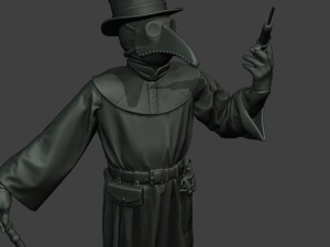 hans plague doctor pds008 3D Print Model