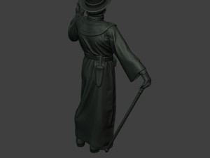 hans plague doctor pds008 3D Print Model