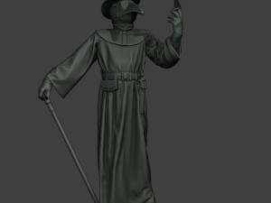 hans plague doctor pds008 3D Print Model