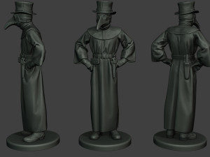 hans plague doctor pds pack 1 Modèles 3D en vedette