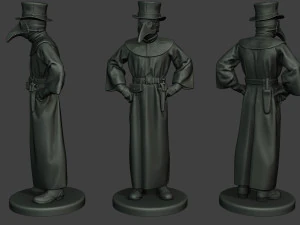 hans plague doctor pds pack 1 3D Print Model