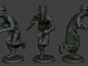 hans plague doctor pds pack 1 Modèles 3D en vedette