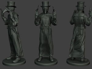 hans plague doctor pds pack 1 Modèles 3D en vedette