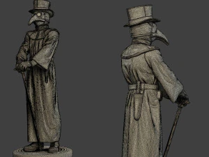 hans plague doctor pds pack 1 3D Print Model