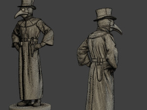 hans plague doctor pds pack 1 Modèles 3D en vedette
