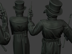 hans plague doctor pds pack 1 Modèles 3D en vedette