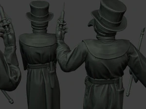 hans plague doctor pds pack 1 3D Print Model