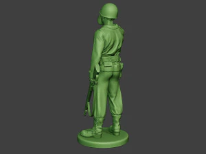 american soldier ww2 drinking a13 3D Print Model