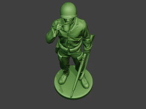 american soldier ww2 drinking a13 3D Print Model