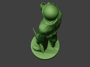 american soldier ww2 drinking a13 3D Print Model
