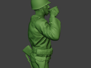 american soldier ww2 drinking a13 3D Принт Модель