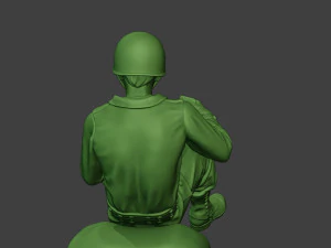 american soldier ww2 eating 3 a13 3D Print Model