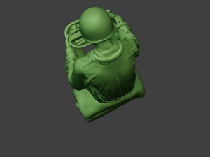 american soldier ww2 eating 3 a13 3D 打印模型