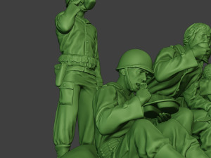 american soldiers ww2 lunch a13 pack1 3D 打印模型