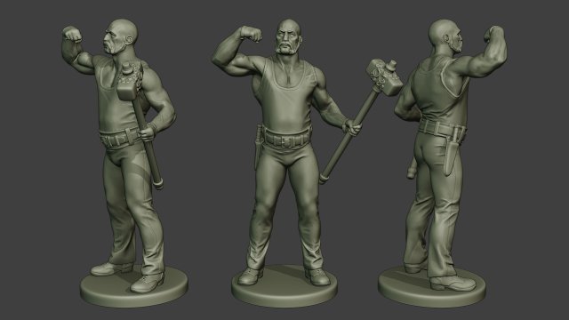 bill hammerman bh1 0003 Modello di stampa 3D .c4d .max .obj .3ds .fbx .stl .blend 