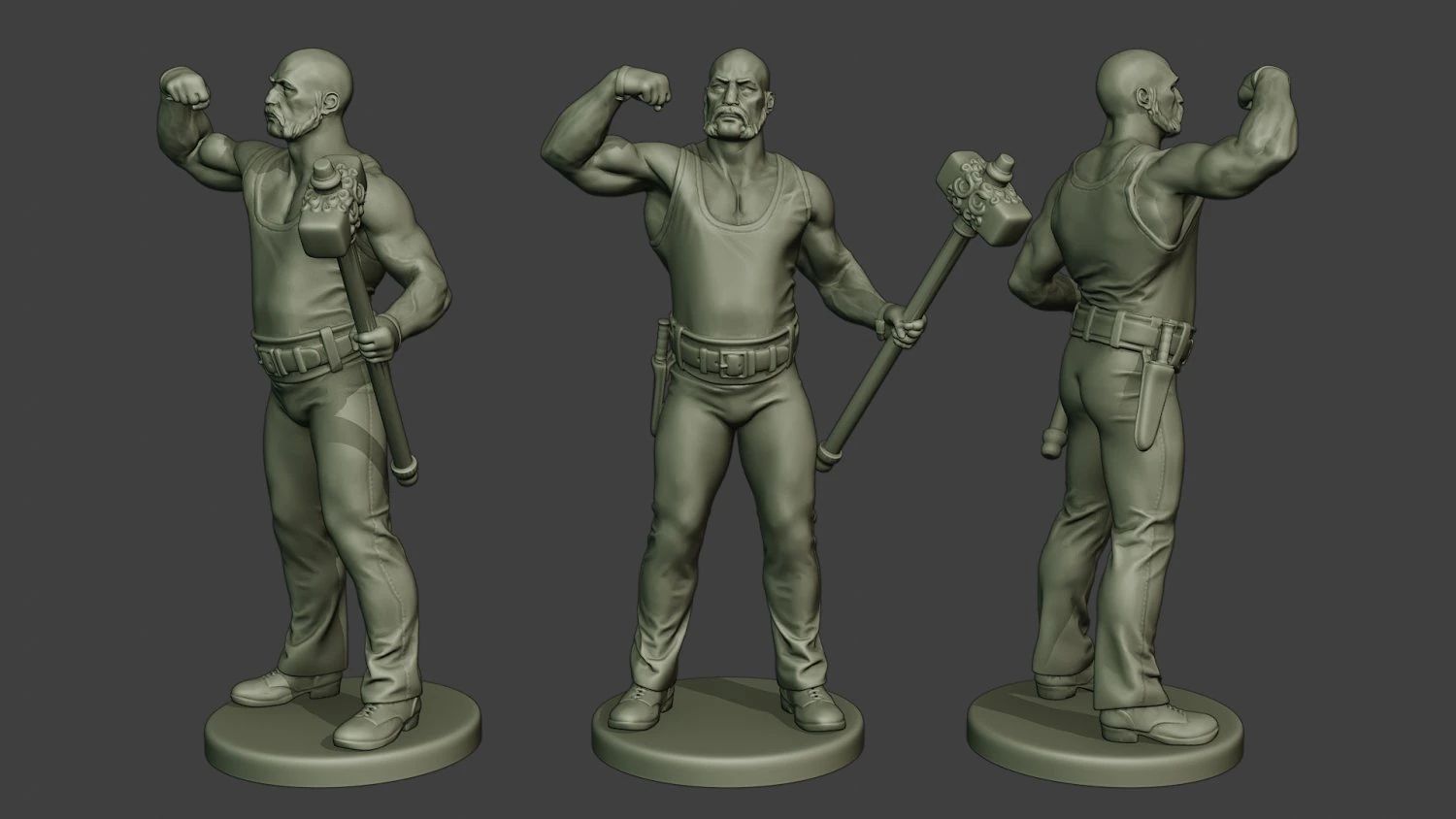 bill hammerman bh1 0003 3D Print Model .c4d .max .obj .3ds .fbx .stl .blend 