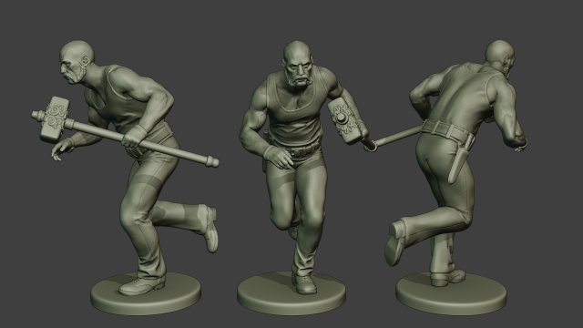 bill hammerman bh1 0004 3D Принт Модель .c4d .max .obj .3ds .fbx .stl .blend 