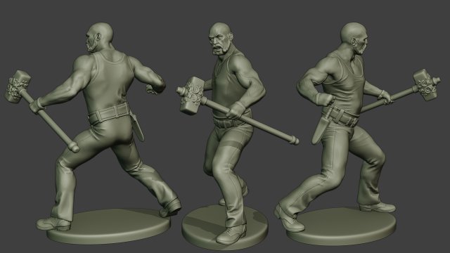 bill hammerman bh1 0005 3Dプリントモデル .c4d .max .obj .3ds .fbx .stl .blend 