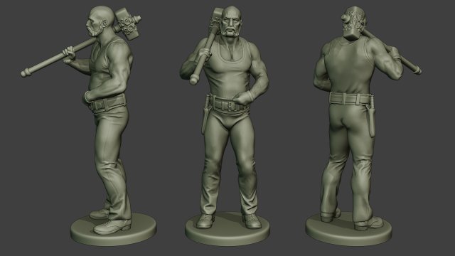 bill hammerman bh1 0007 3D 打印模型 .c4d .max .obj .3ds .fbx .stl .blend 