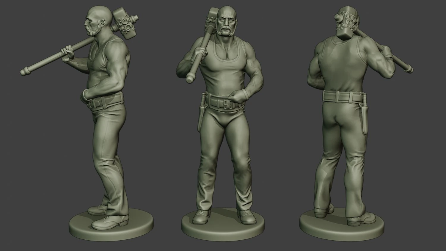 bill hammerman bh1 0007 3D Print Model .c4d .max .obj .3ds .fbx .stl .blend 