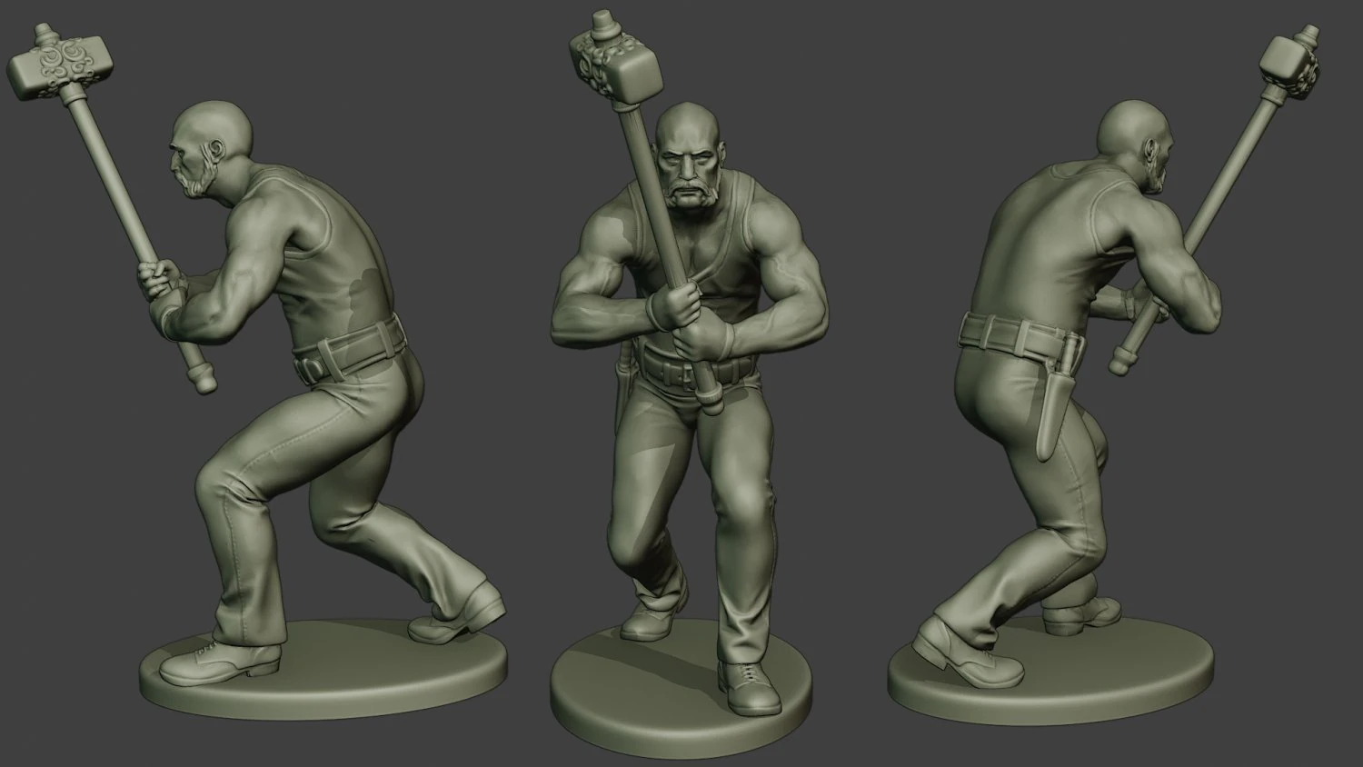 bill hammerman bh1 0008 3D Print Model .c4d .max .obj .3ds .fbx .stl .blend 