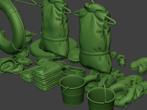 us naval objects pack1 3D Print Model