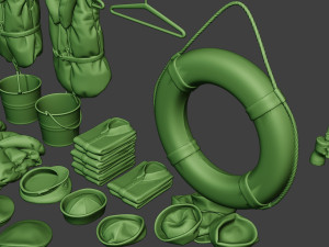us naval objects pack1 3D Print Model