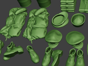 us naval objects pack1 3D Print Model