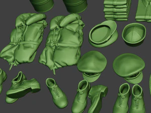 us naval objects pack1 3D Print Model