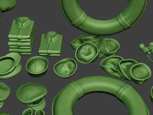 us naval objects pack1 3D Print Model