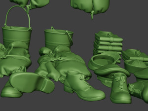 us naval objects pack1 3D Print Model