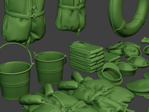 us naval objects pack1 3D Print Model